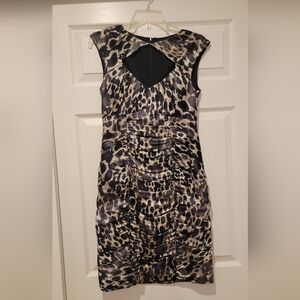Nanette Lepore Silk leopard dress
